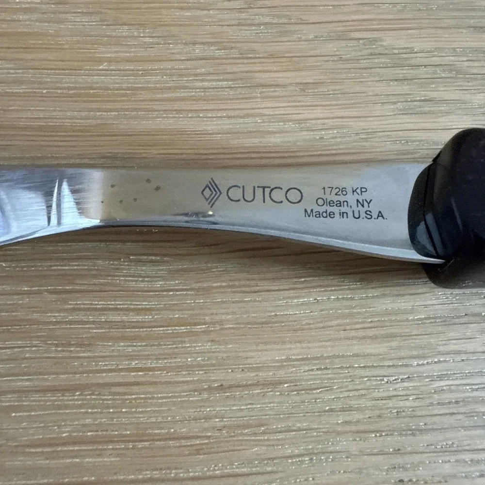 CUTCO Serving Carving Meat Fork Dark Brown Handle 11